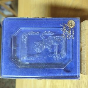 Christmas ornament, acrylic vtg